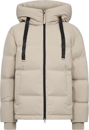 Mos Mosh MMNova Square Down Coat - Dames - Winterjassen - Beige - M - Leer - Jassen