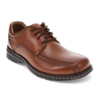 Dockers Trustee Leather Dress Shoes for Men Casual Cap Toe Mens Oxford Shoes