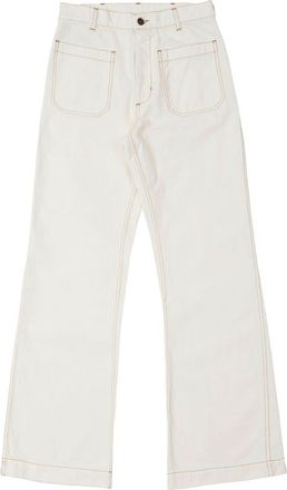 Fortela JoelleT Wide Fit Light Denim Trousers in Ecru at Nordstrom, Size 25