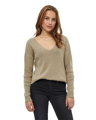 Desires Womens Amabel Long Pullover | Beige UK | Autumn Ladies Jumpers | Size S, 0178M Winter TWIG Sand Melange, S