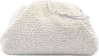 Bottega Veneta Pre-owned Mini Pouch - Dames - Vintage Clutch - Wit - ONE Size - Leer - Vintage