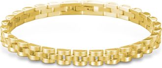 Sterling Forever Dainty Watchband Chain Bracelet in Gold at Nordstrom Rack, Size Medium