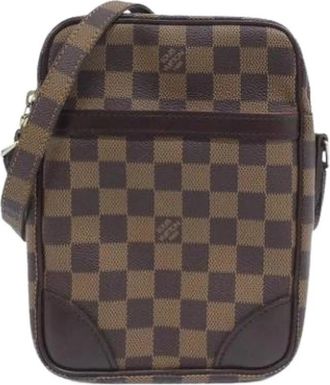 Louis Vuitton Pre-owned Gecoat Canvas Schoudertas - unisex - Vintage Schoudertas - Bruin - ONE Size - Vintage