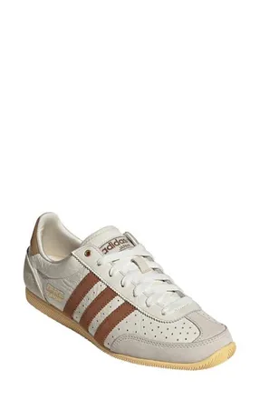 adidas Japan Low Top Sneaker in Off White/Bronze/Brown at Nordstrom, Size 12.5