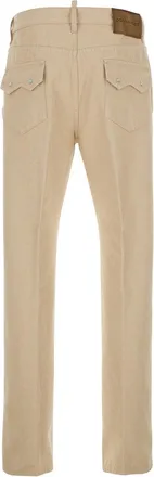 Dsquared2 Mens Jeans 642 Beige Cotton