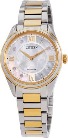Citizen Arezzo Eco-Drive White Dial Ladies Watch EM0874-57D