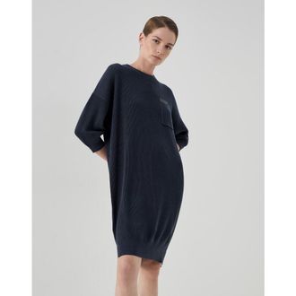 Brunello Cucinelli WomenS Night Ribbed Knit Dress, Size XXS
