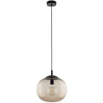 Luminosa Light Designs TK Vibe L&aacute;mpara de techo colgante de globo de 25 cm, color topacio, 1 bombilla E27