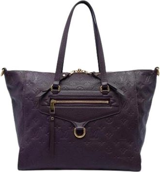 Louis Vuitton Pre-owned Lumineuse PM - Dames - Vintage Shopper - Paars - ONE Size - Leer - Vintage