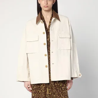6397 Barn ivory jacket in cotton