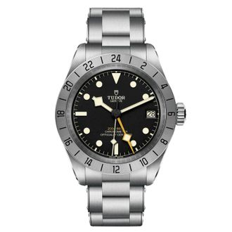 Tudor Mens Black Bay Black Dial Watch