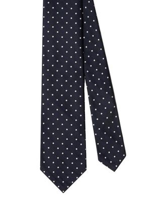 Robert Talbott Newman 7 Fold Sport Jacquard Necktie in Navy at Nordstrom, Size Large
