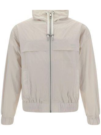 Ami Windjack met logoprint - Wit