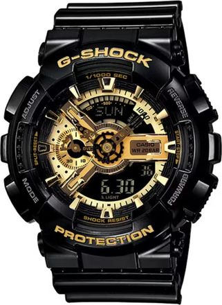 Casio Ga-110Gb-1Aer Analoog-Digitale Horloge - Heren - Horloges - Zwart - ONE Size - Accessoires