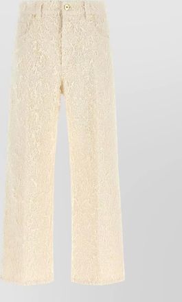 Brunello Cucinelli high-rise cropped straight-leg denim trousers