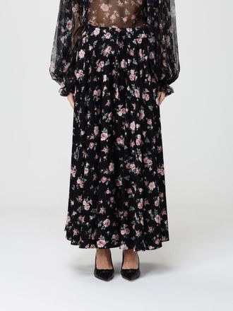 Dolce & Gabbana Silk Skirt with Floral Print