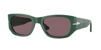 Persol PO3307S Polarized 1171AF Mens Sunglasses Green Size 52
