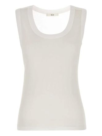 Co round-neck tank top - women - Cotton - S - Neutrals