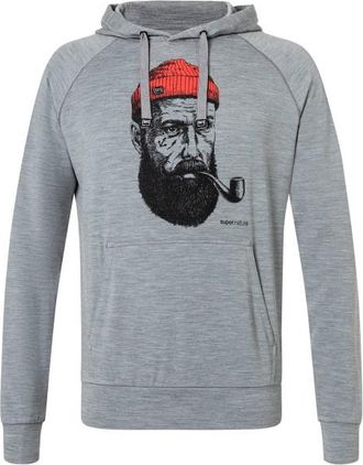 super.natural Fav Sailor Hoodie Hoodie für Herren | grau