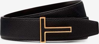 Tom Ford Leather Logo Belt