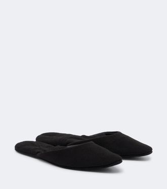 Toteme Mules de lana y cachemir