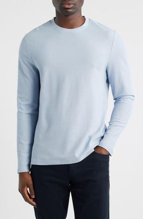 Robert Barakett Sorrell Long Sleeve Cotton Blend T-Shirt in Powder Blue at Nordstrom, Size Xx-Large