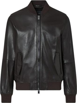 Liu Jo Bomberjack - Heren - Bomber jackets - Bruin - 2XL - Leer - Jassen