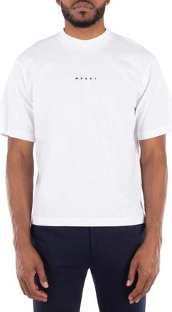 Marni Organic Cotton Jersey Logo T-Shirt, Brand Size 50 (US Size 40)