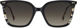 Carolina Herrera HER 0292/S WR7/HA Womens Sunglasses Black Size 53