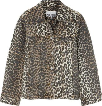 Ganni Mujer, Chaquetas, Marr&oacute;n, Talla: L