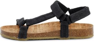 Grand Step Shoes Levi Hemp Sandalen - Unisex | schwarz