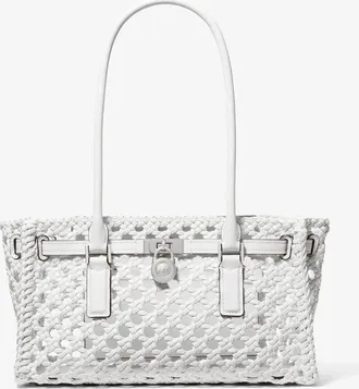 Michael Kors Hamilton Moderne Small Hand-Woven Satchel