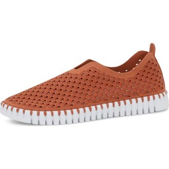 Ilse Jacobsen Tulip 139 Perforated Slip-On Sneaker in Light Brick at Nordstrom, Size 10Us
