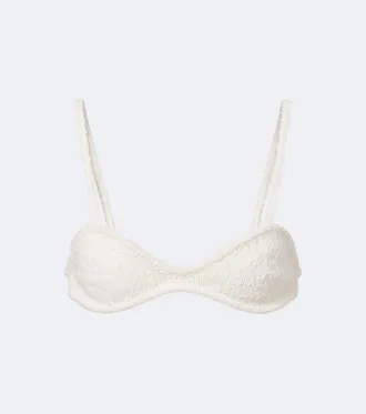 Aya Muse Kena knitted cotton bra top