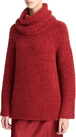 Vince Boucle Turtleneck Wool & Alpaca-Blend Tunic