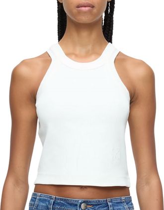 Closed Womens Racer Top In Ivory