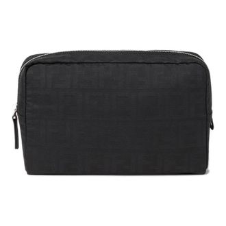 Fendi Neceser Mediano - Bags - Hombre - Negro - ONE SIZE