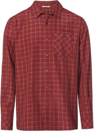Vaude Mens Albsteig Ls Shirt III Chemise, Rouge Carmine/Mars, m Hommes