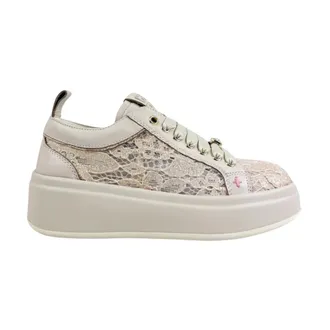 Gio+ Sneakers, female, Beige, Size: 11 US Oliva Sneaker Pizzo