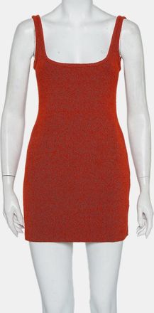 Season 6 Yeezy Red Knit Akira Tank Mini Dress