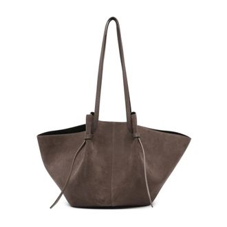 Yuzefi Grote Mochi Tote - Dames - Shoppers - Bruin - ONE Size - Su&egrave;de - Tassen
