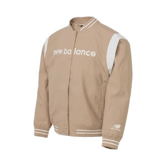New Balance (WMNS) New Balance Sportswear Jacket Asia Sizing Tan White AWJ33312-BNN