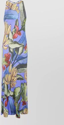 Farm Rio banana grapes sleeveless maxi dress
