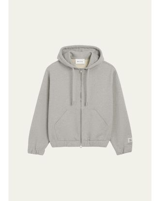 Ami Mens Heavyweight Cotton Zip Hoodie