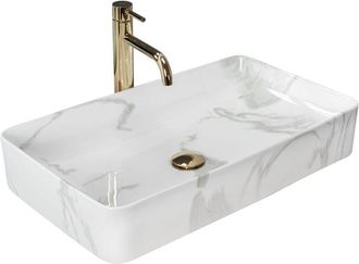 Rea Rea - Lavabo Sobre Encimera Denis Shiny Marmo