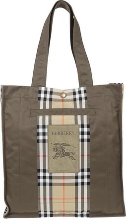 Burberry Check Trench Tote - Heren - Shoppers - Veelkleurig - ONE Size - Katoen - Tassen