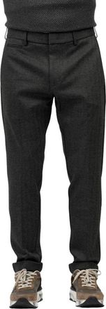Dondup Joe Wortel Jersey Broek Pied-de-poule - Heren - Slim Fit Broeken - Zwart - W30 - Broeken