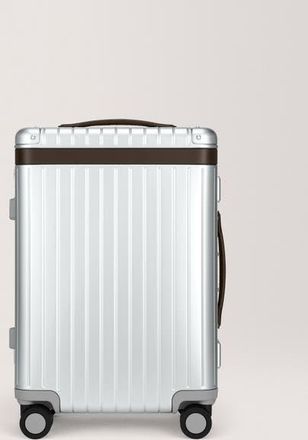Carl Friedrik The Aluminium Carry-on in Silver /Chocolate at Nordstrom