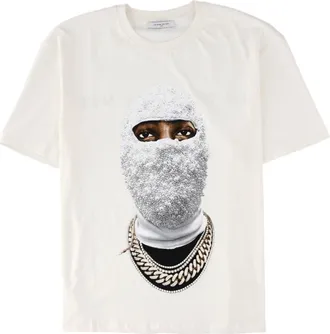 Ih Nom Uh Nit White Graphic Printed Relaxed Fit T-Shirt