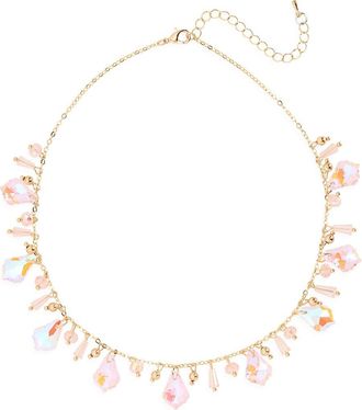 Cara Crystal Shaker Necklace in Pink at Nordstrom Rack